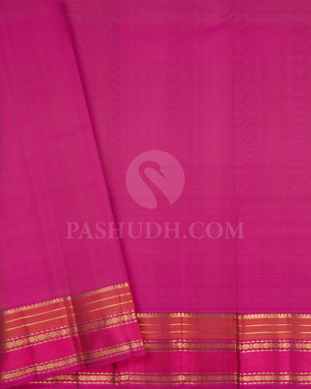 Beige And Pink Kanjivaram Silk Saree-DJ381(B)