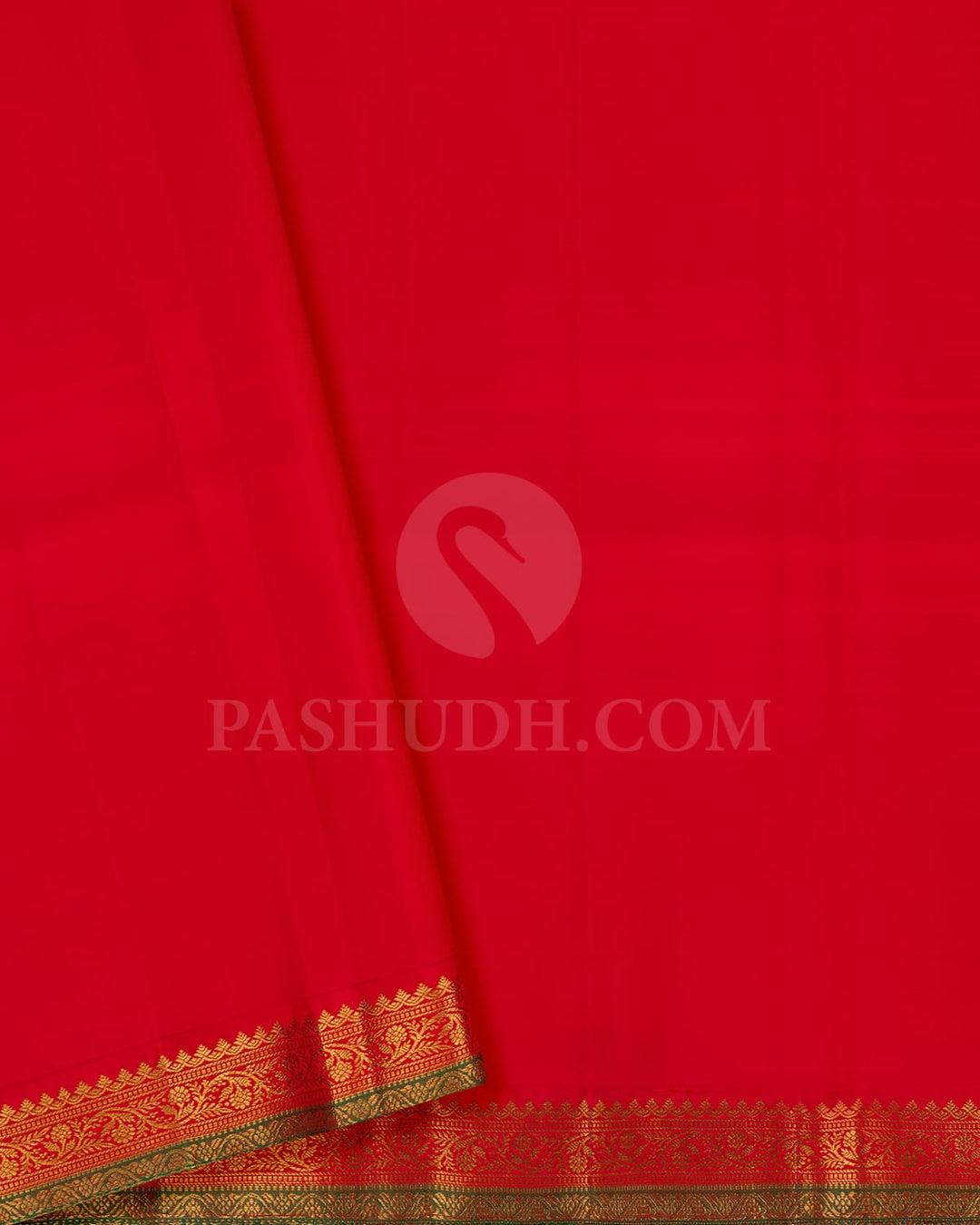 Violet And Deep Orange Kanjivaram Silk Saree-S1530(A)