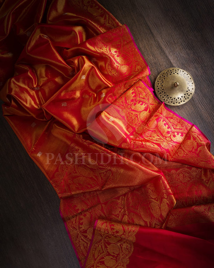 Red Bridal Kanjivaram Silk Saree-S1514(A)
