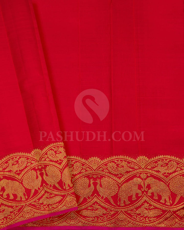 Red Bridal Kanjivaram Silk Saree-S1514(A)