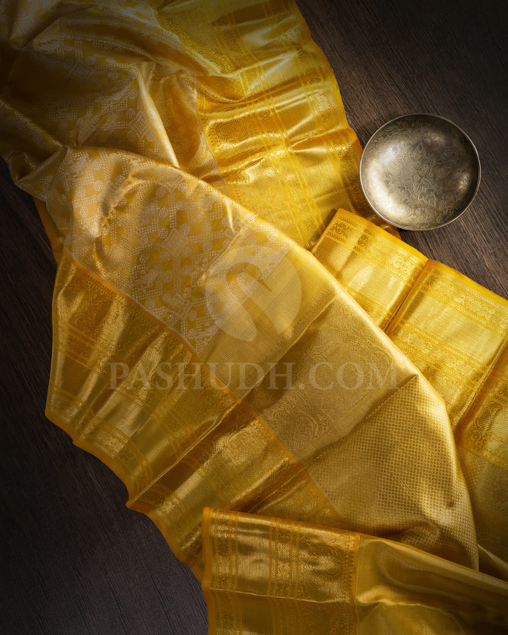 Gold Tissue Bridal Kanjivaram Silk Saree-SP222