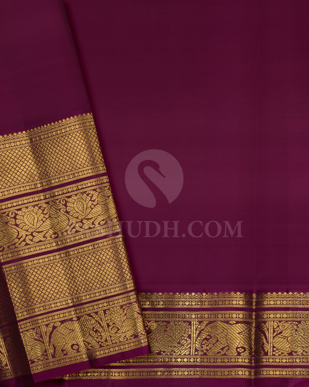 Pastel Lavender And Purple Tissue Kanjivaram Silk Saree-SP229