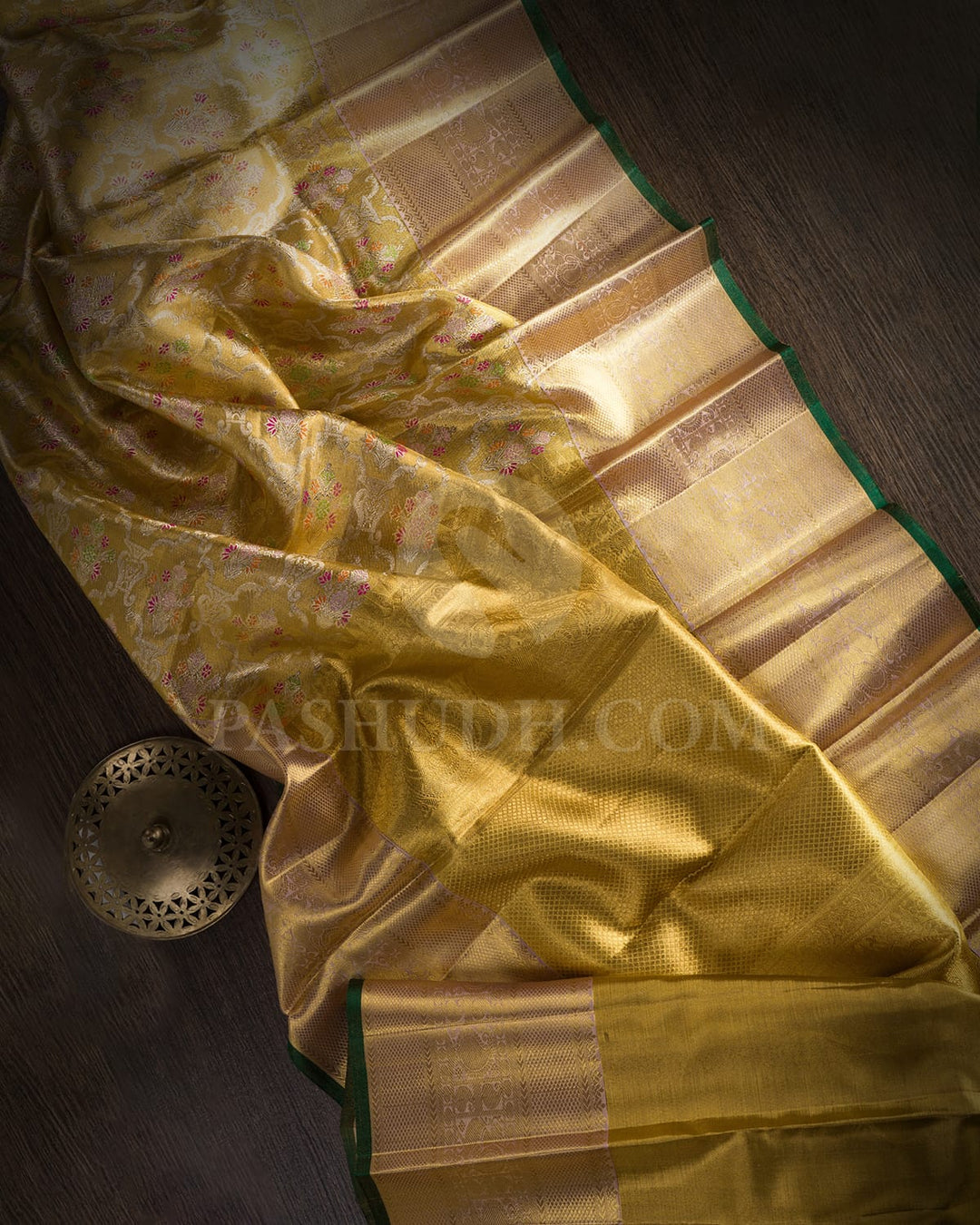 Golden Tissue Kanjivaram Silk Saree-SP230