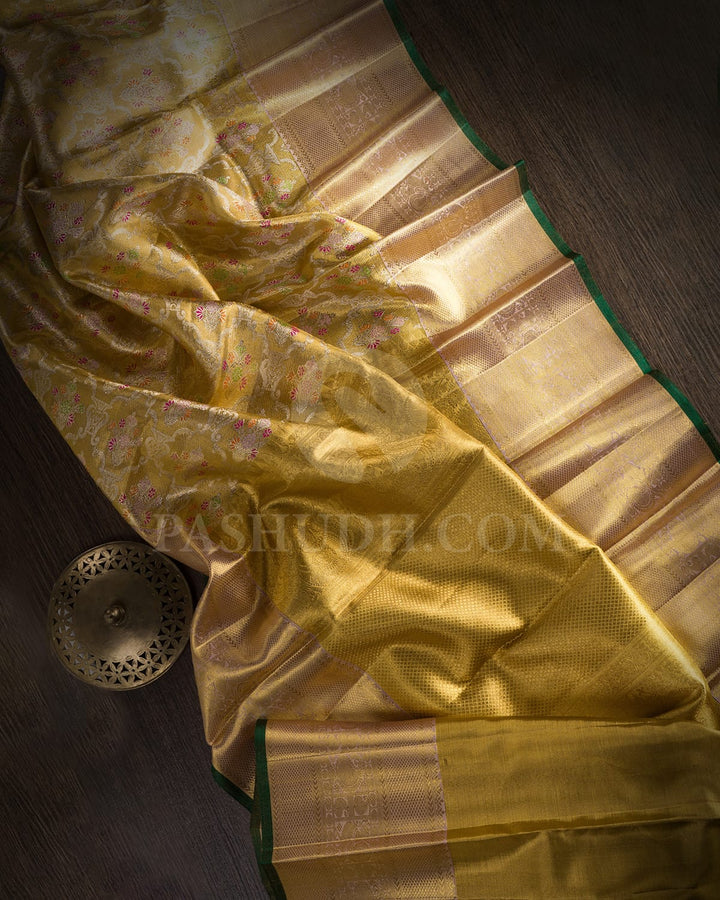 Golden Tissue Kanjivaram Silk Saree-SP230