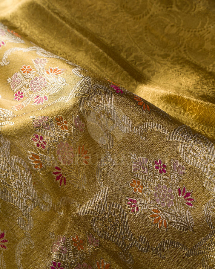 Golden Tissue Kanjivaram Silk Saree-SP230