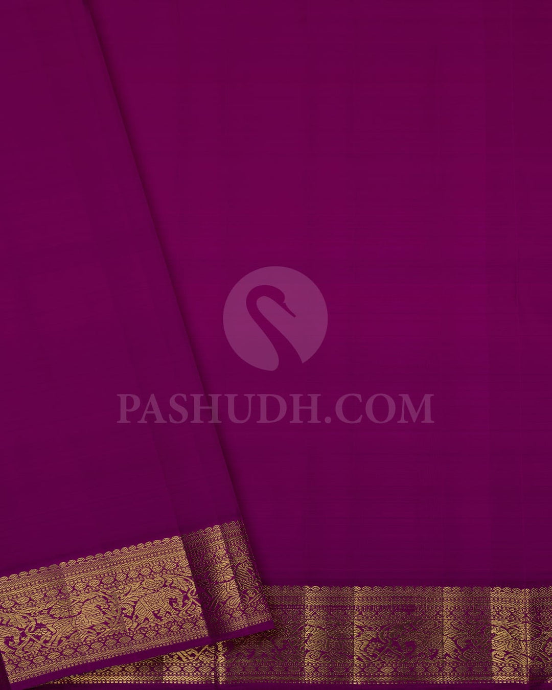 Mild Peach And Magenta Kanjivaram Silk Saree-SP211