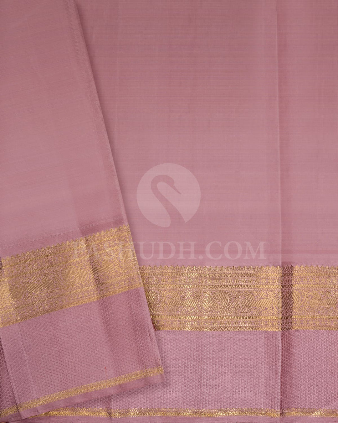 Bottle Green And Onion Pink Pure Zari Kanjivaram Silk Saree-SP213