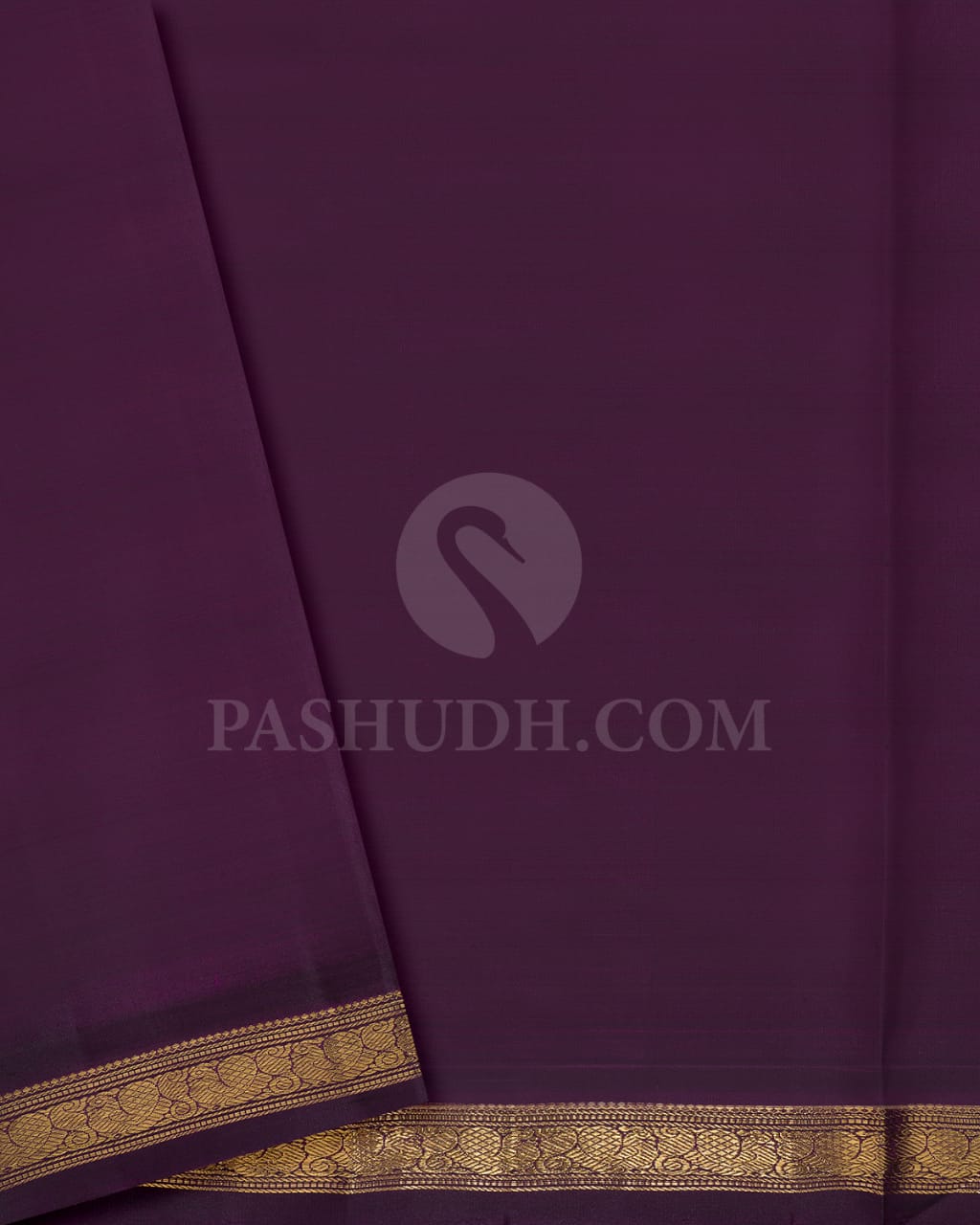 Pista Green And Deep Purple Pure Zari Kanjivaram Silk Saree-SP218