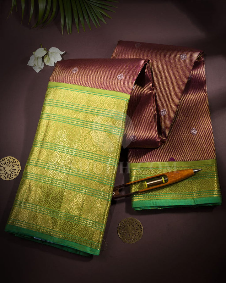 Violet Kanjivaram Silk Saree-S1236(E)