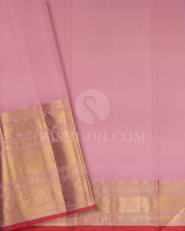 Baby Pink Bridal Kanjivaram Silk Saree-SP231