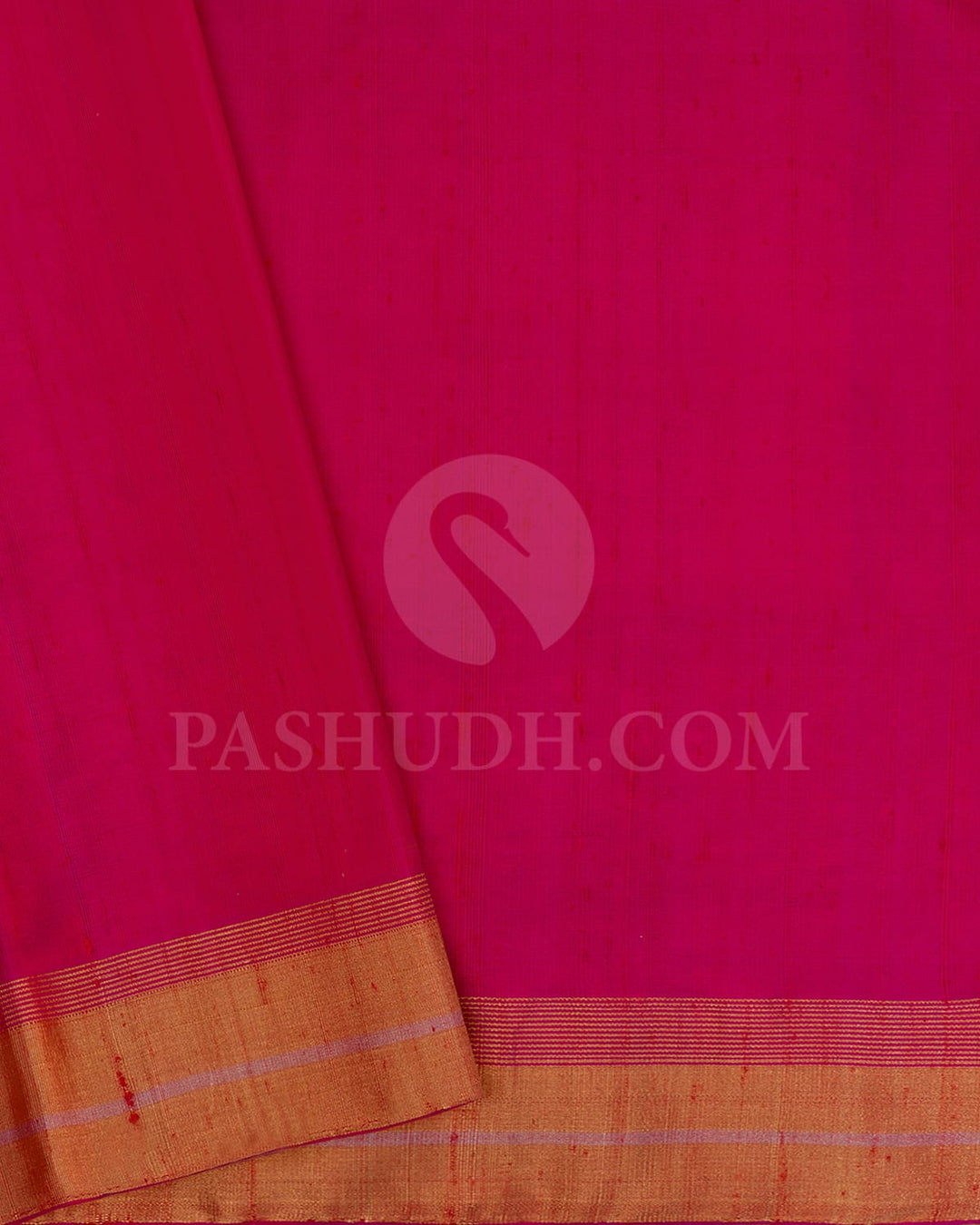 Half White And Rani Pink Soft Silk Saree-AC88