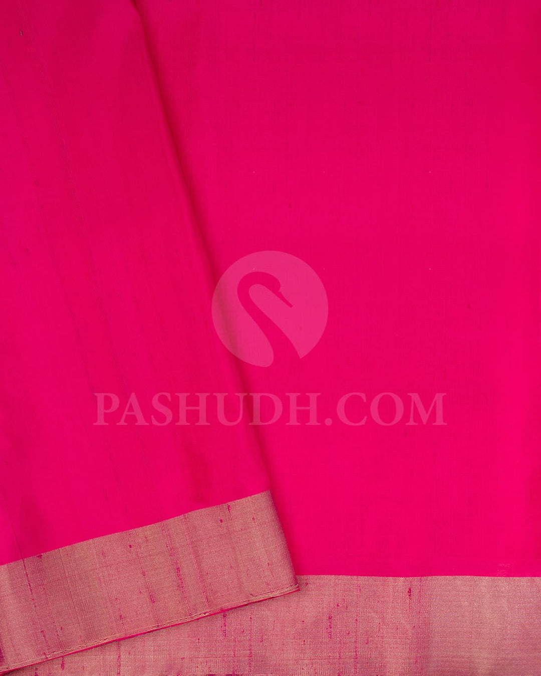 Bright Candy Pink Soft Silk Saree-AC157