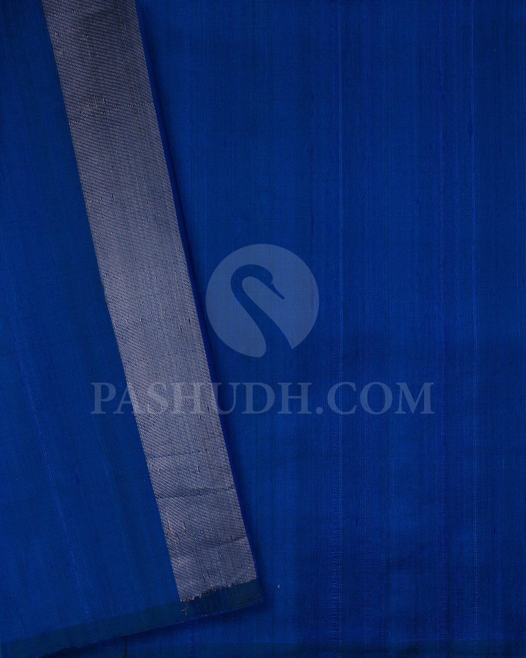 Midnight Blue Soft Silk Saree With Tree Motifs-AC182