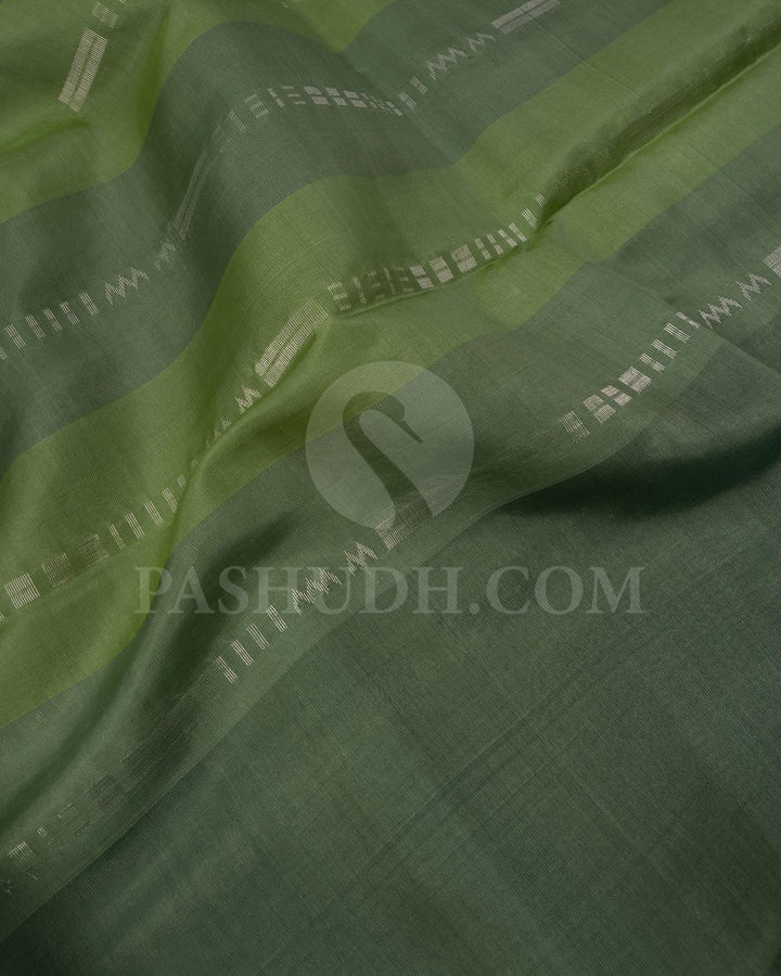 Shades Of Sage Organza Soft Silk Saree-AC128