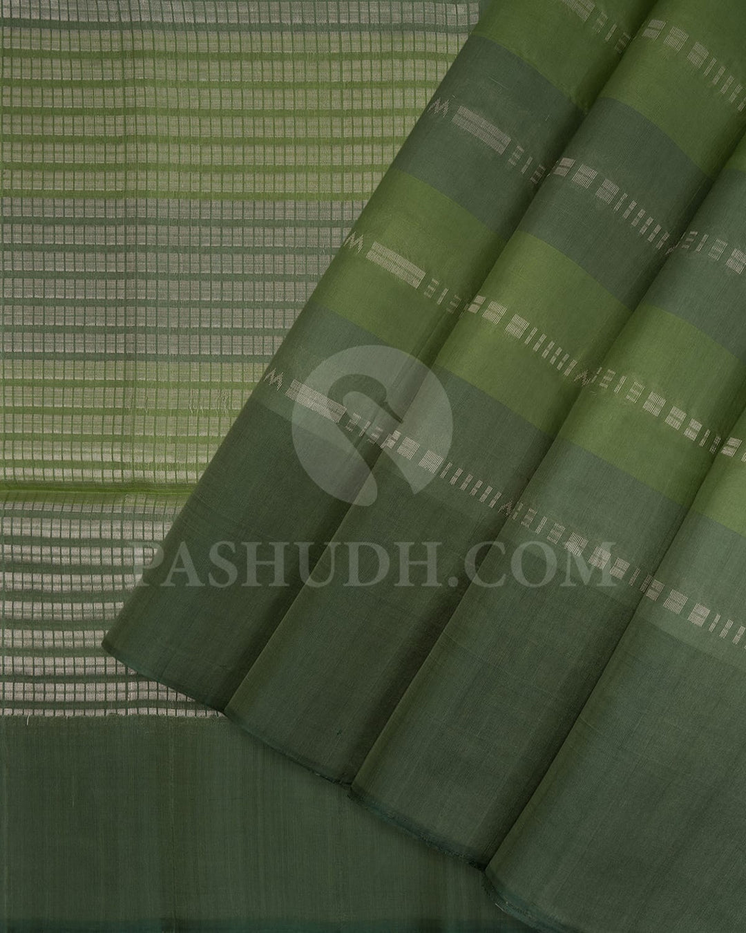 Shades Of Sage Organza Soft Silk Saree-AC128