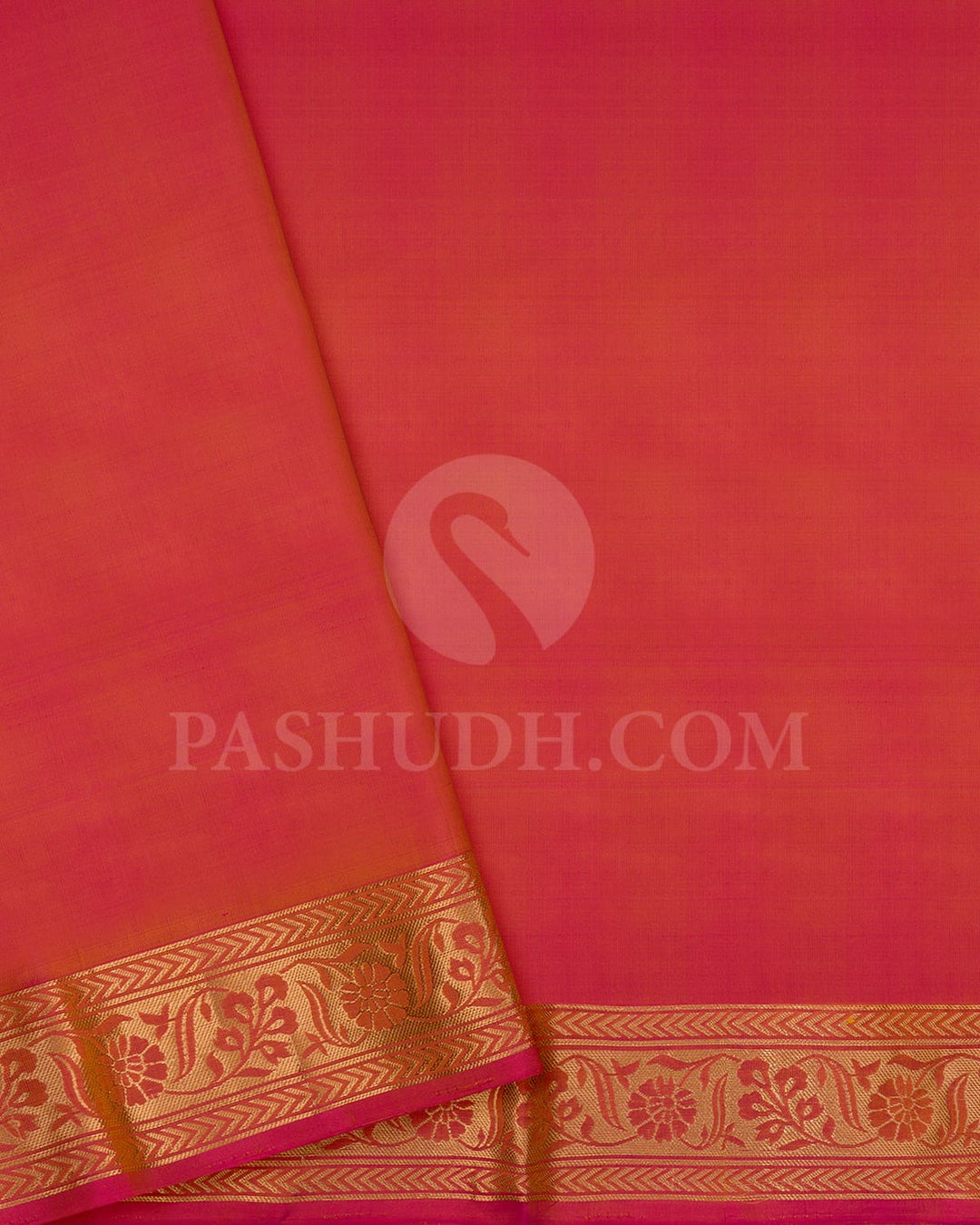 Bright Yellow And Dual Shaded Pink Soft Silk Saree-AC110