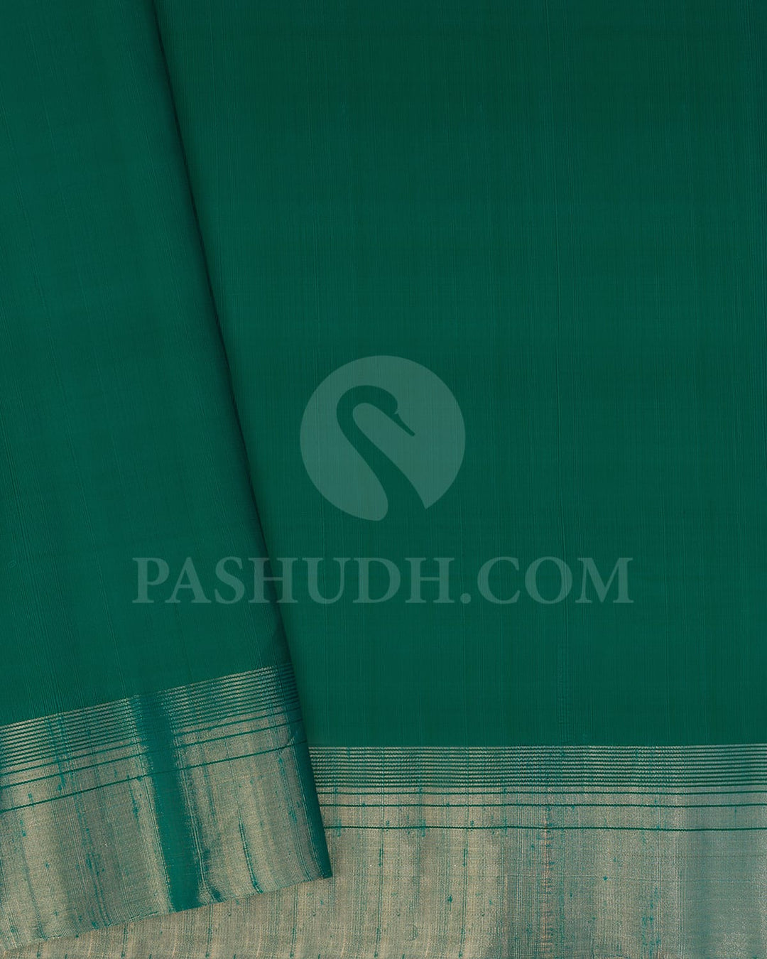 Dual Shaded Green Soft Silk Saree-AC146