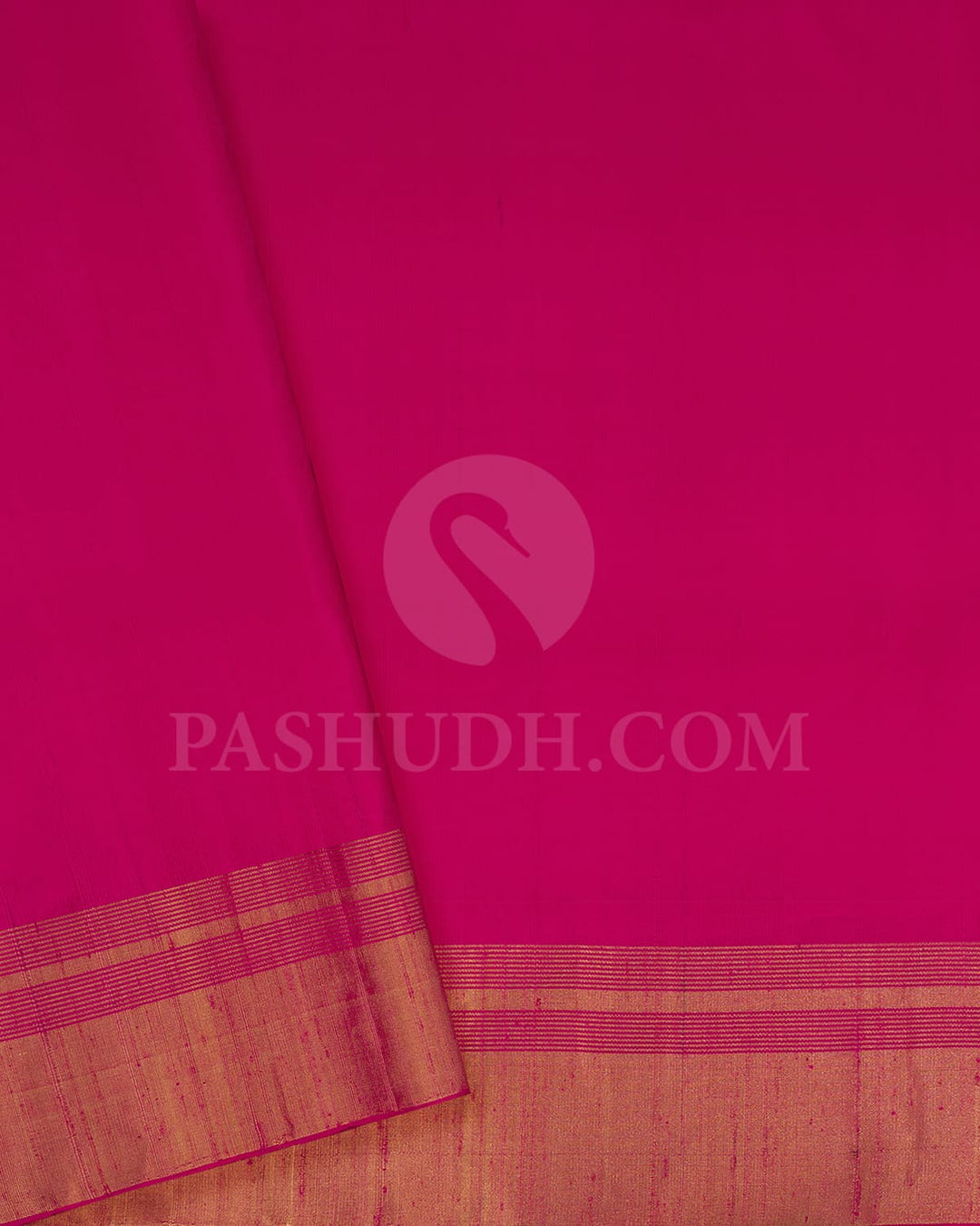 Rani Pink Banarasi Patterned Soft Silk Saree-AC179