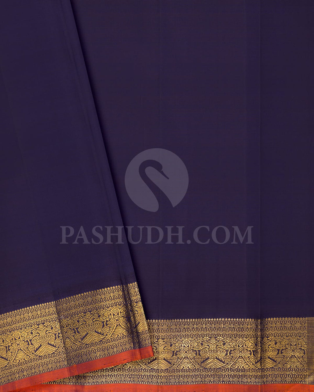 Light Pista Green With Navy Blue Pure Zari Kanjivaram Silk Saree-SP257
