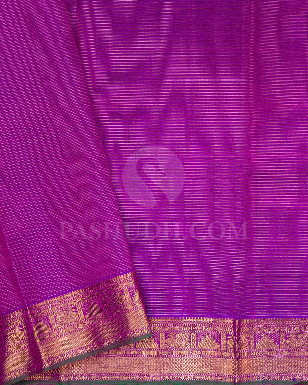 Dual Shaded Lavender Pure Zari Kanjivaram Silk Saree-SP275