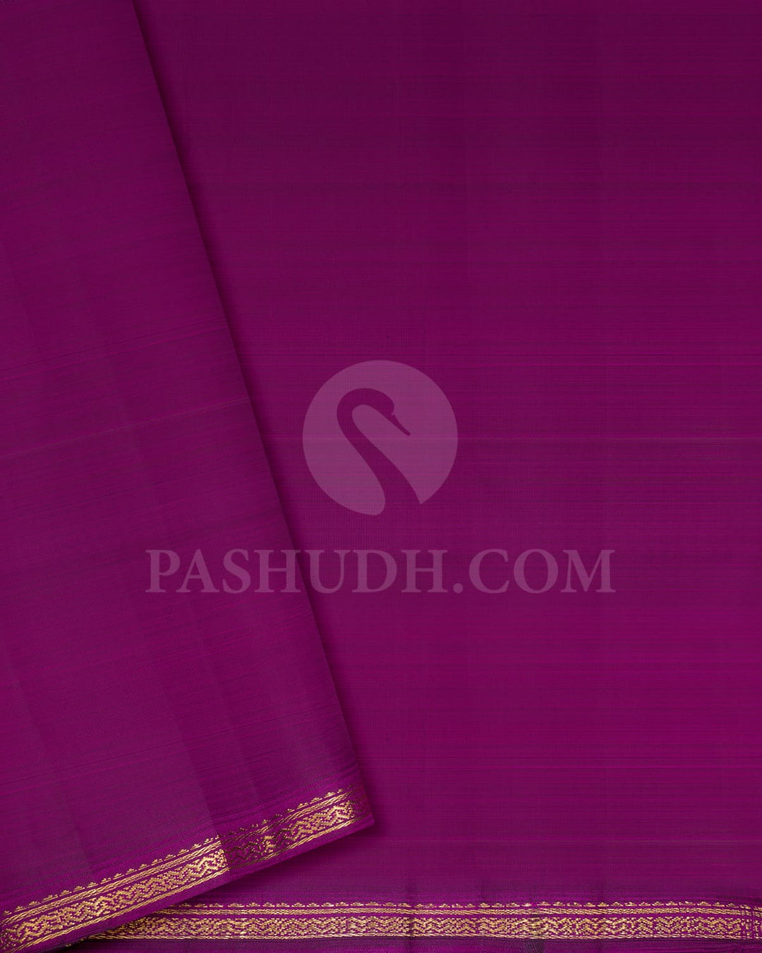 Purple Pure Zari Kanjivaram Silk Saree-SP285