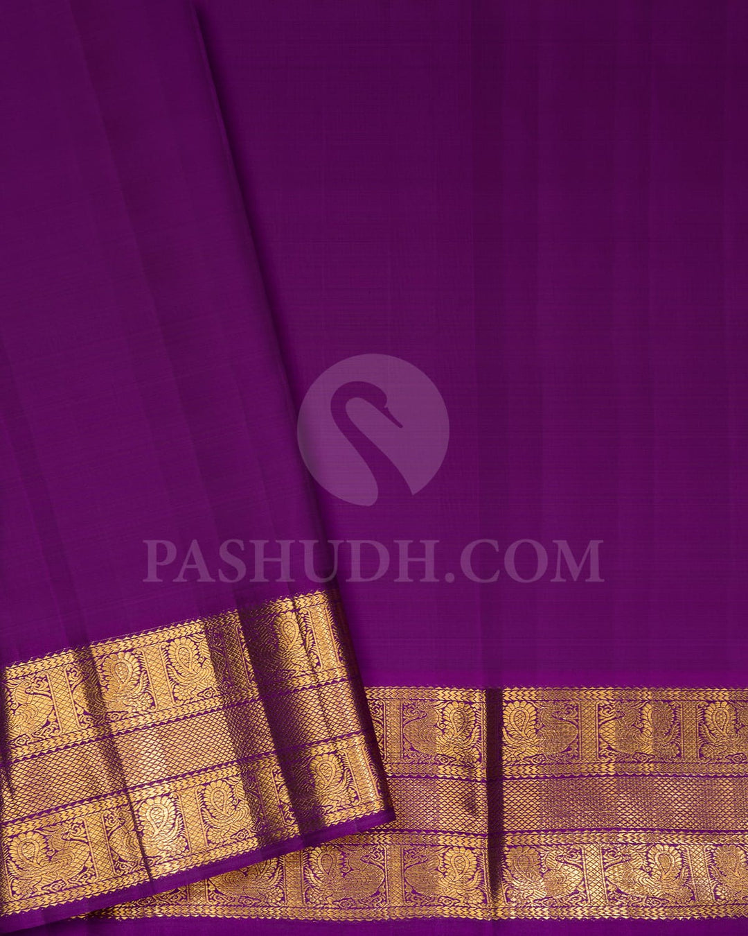 Lavender And Violet Kanjivaram Silk Saree-S1333(D)