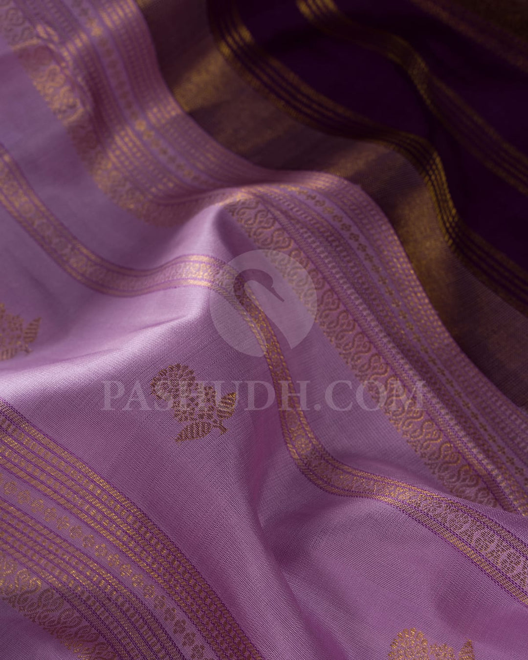 Lavender And Violet Kanjivaram Silk Saree-S1333(D)