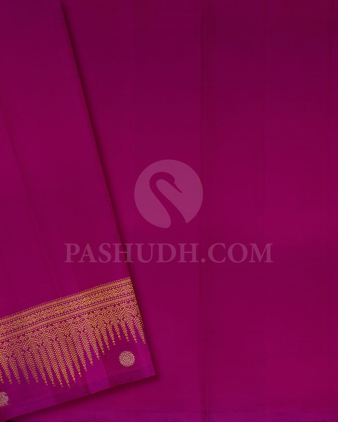 Magenta Kanjivaram Silk Saree-S1494(C)