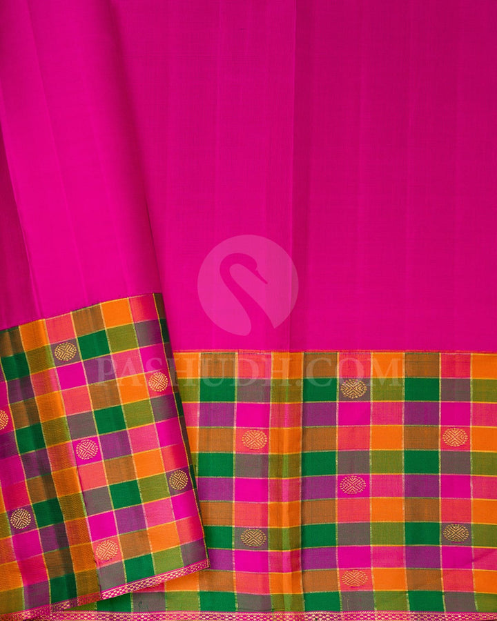Baby Pink With Paalum Pazhamum Kanjivaram Silk Saree-S1552(A)