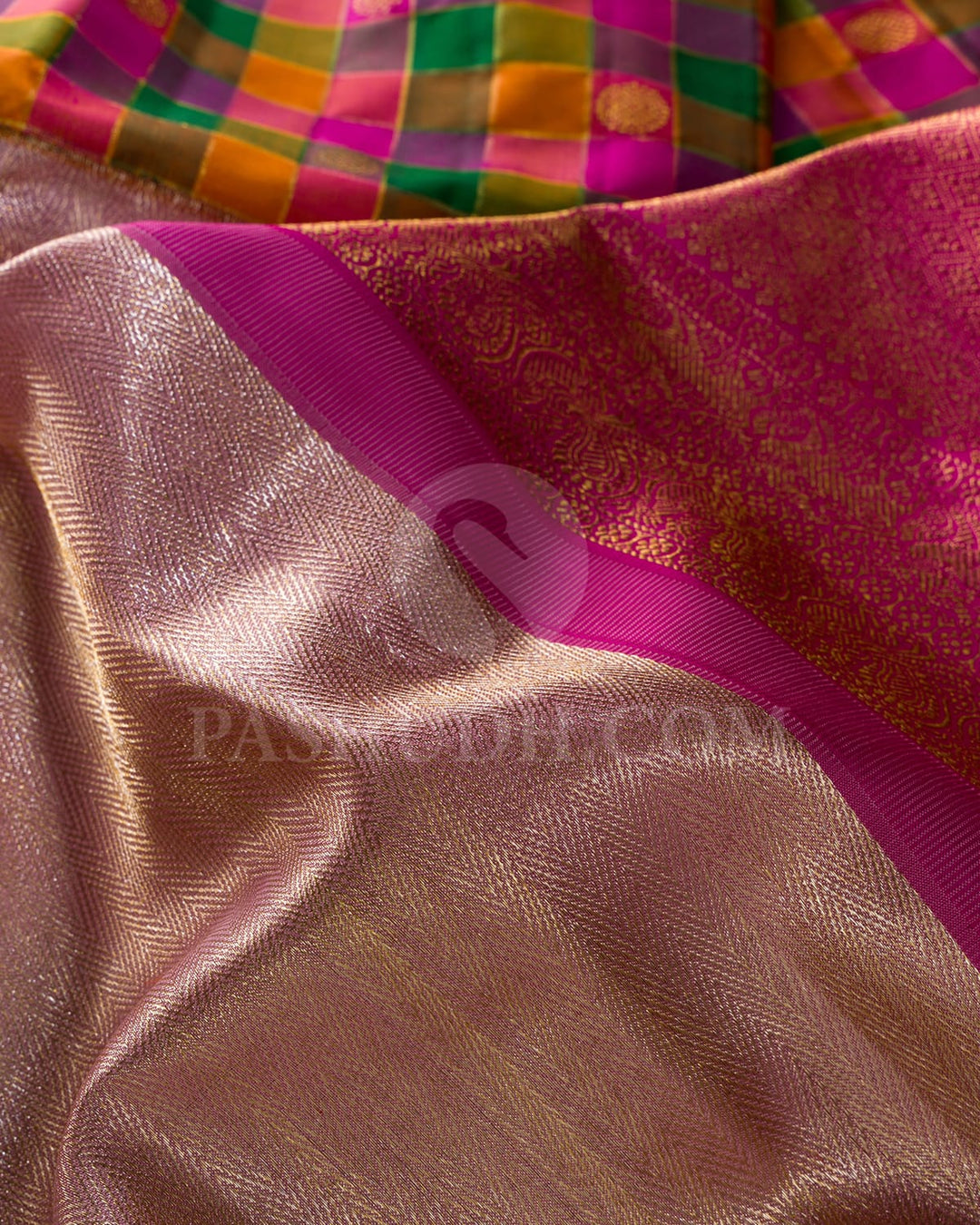 Baby Pink With Paalum Pazhamum Kanjivaram Silk Saree-S1552(A)