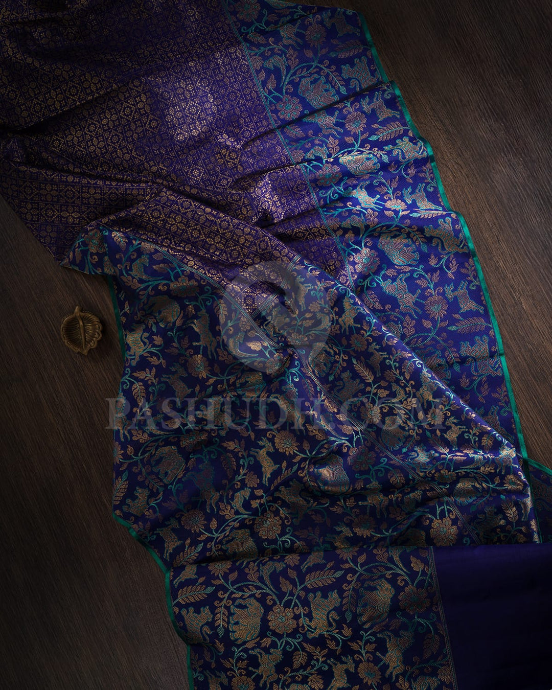 Royal Blue Bridal Kanjivaram Silk Saree-S1503(D)