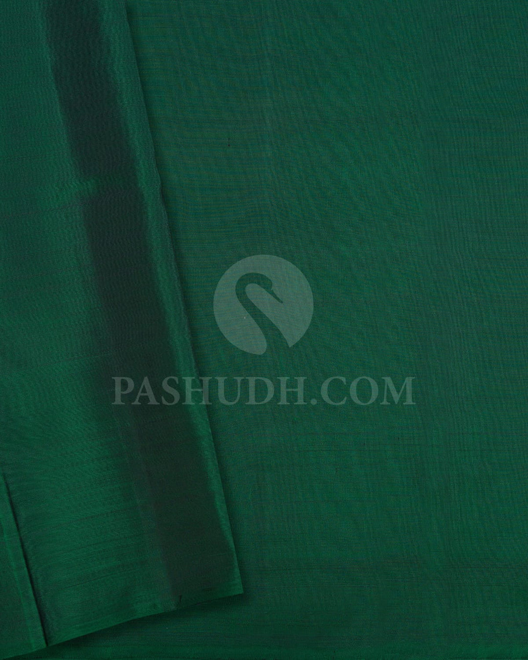 Violet And Bottle Green Pure Zari Kanjivaram Silk Saree-SP324