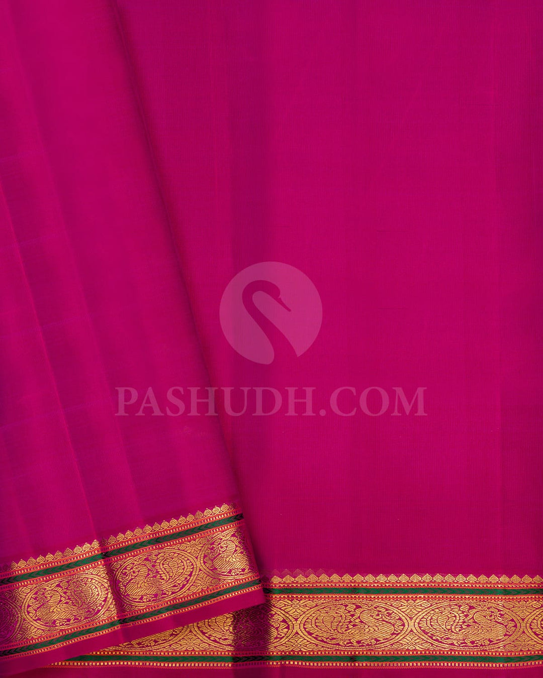 Magenta Pure Zari Kanjivaram Silk Saree-SP297