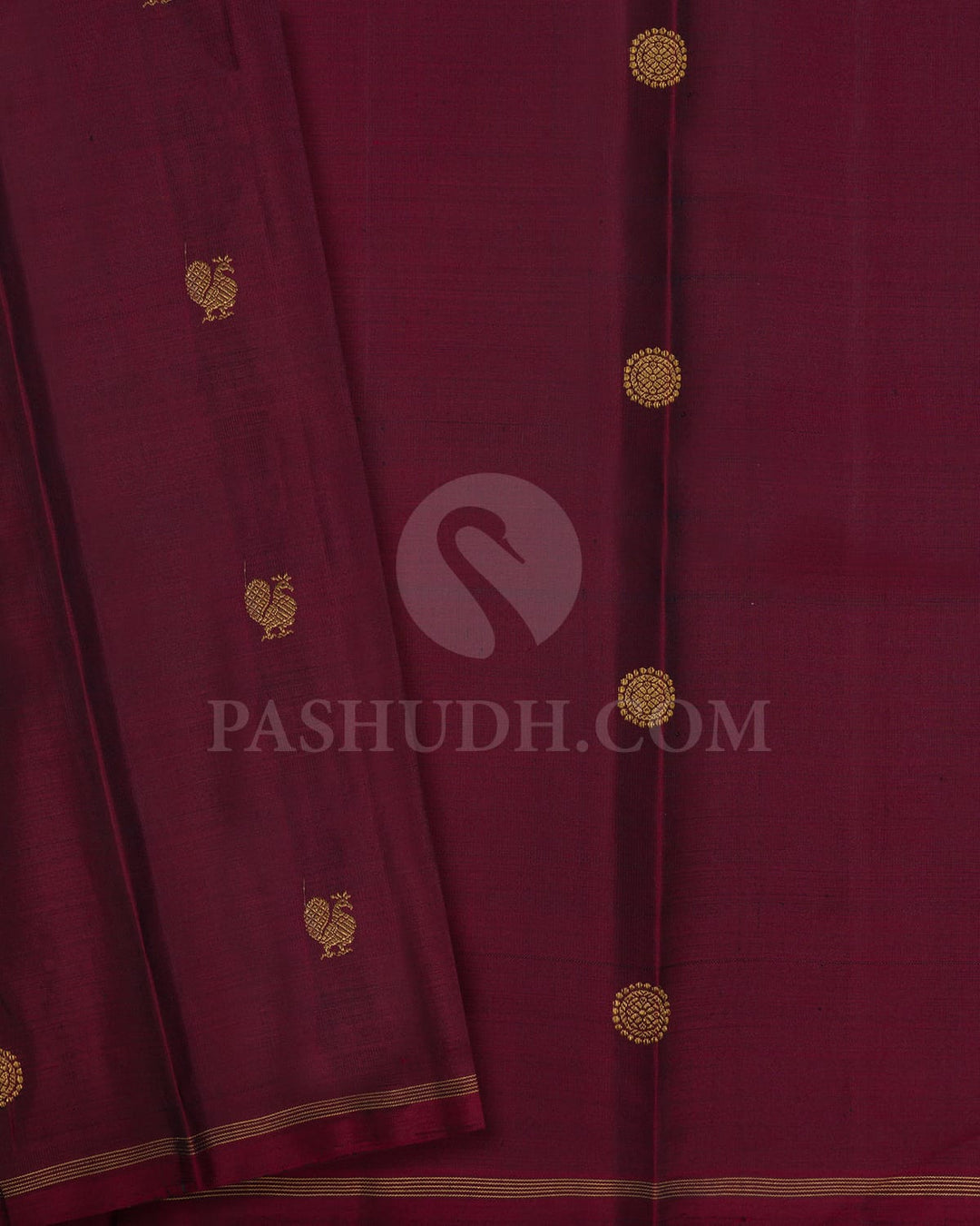 Bottle Green And Grey Pure Zari Kanjivaram Silk Saree-SP303