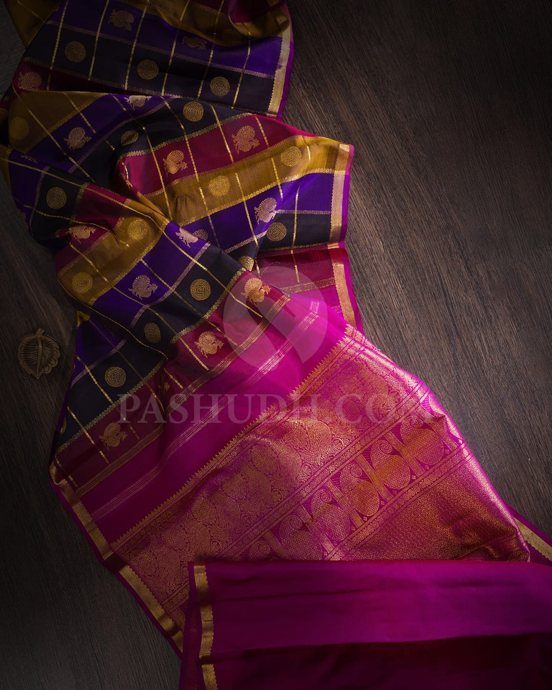 Multicolor Pure Zari Kanjivaram Silk Saree-SP311