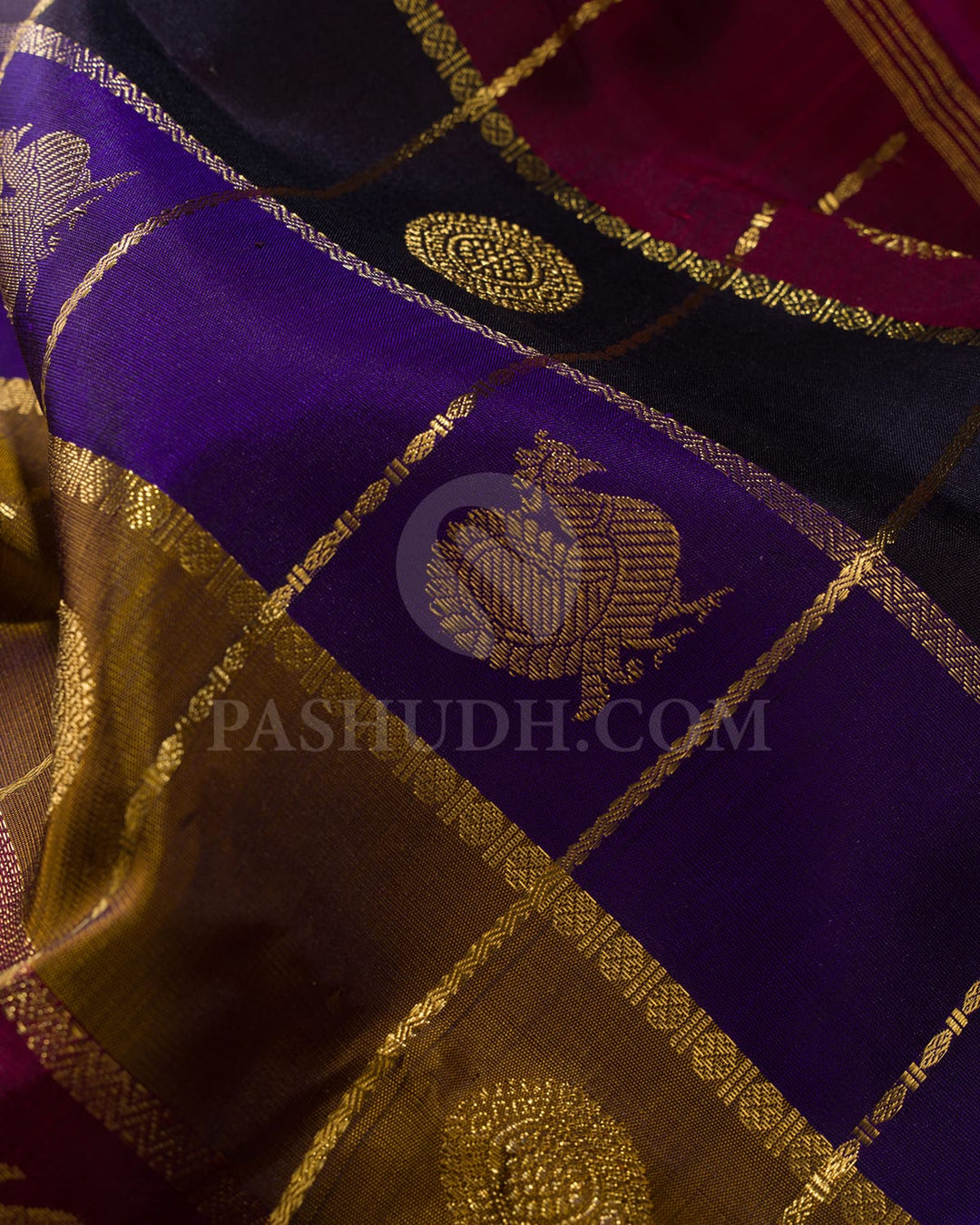 Multicolor Pure Zari Kanjivaram Silk Saree-SP311