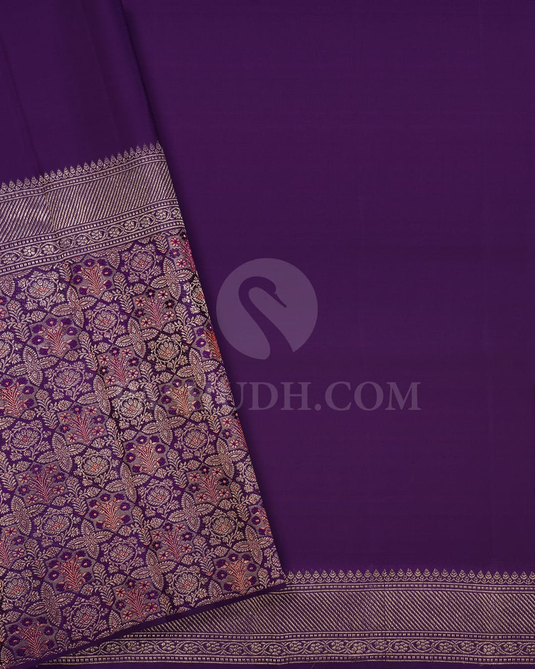 Purple Kanjivaram Silk Saree-S1191(E)
