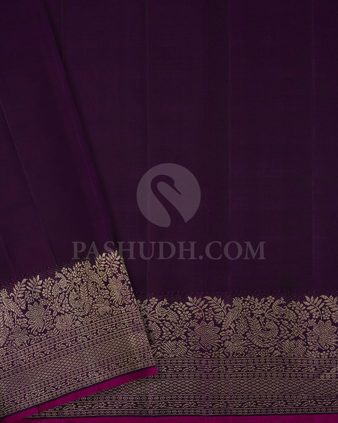 Lilac And Royal Purple Kanjivaram Silk Saree-S1466(B)