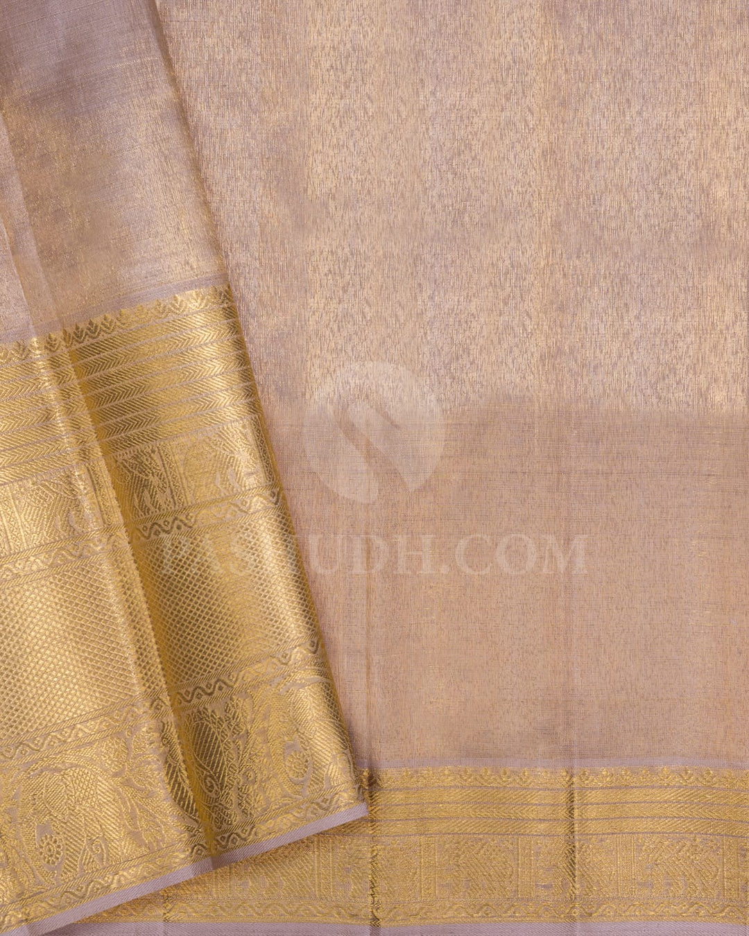 Grey Tissue Kanjivaram Silk Saree-SP331