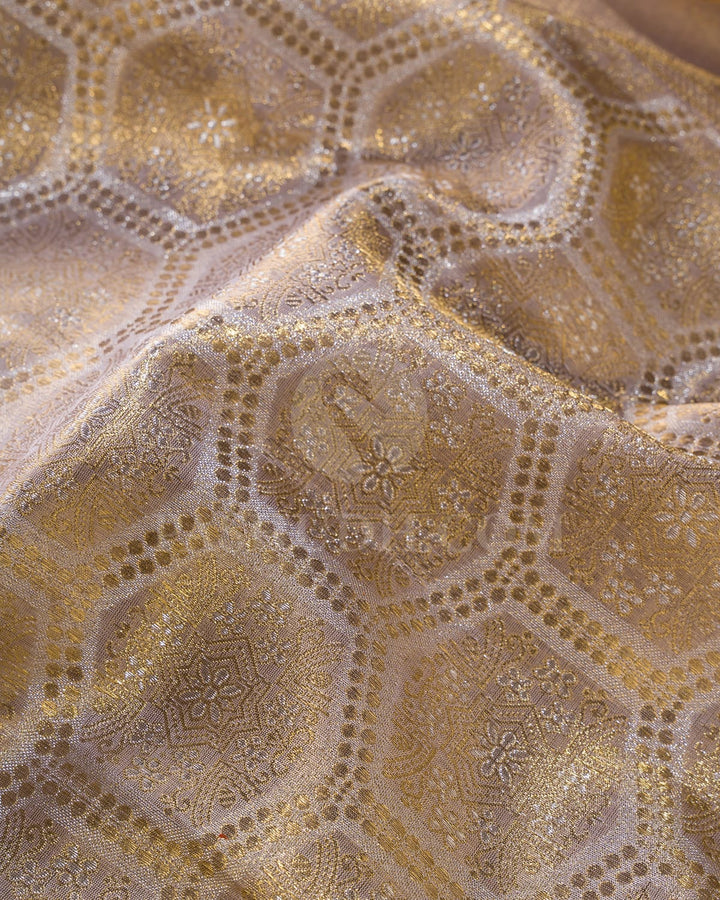 Grey Tissue Kanjivaram Silk Saree-SP331