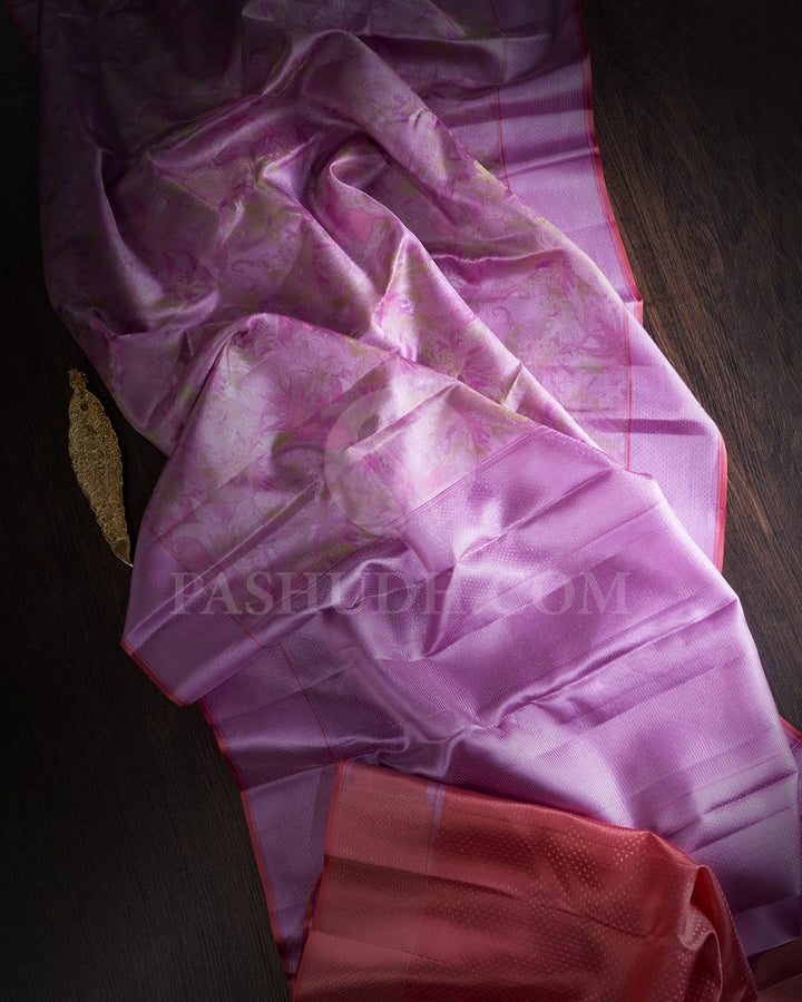 Lilac Kanjivaram Silk Saree-DJ355(L)
