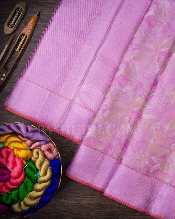Lilac Kanjivaram Silk Saree-DJ355(L)