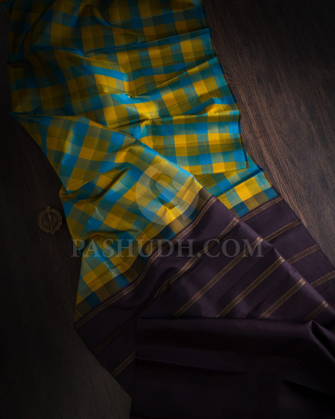 Multicolor Borderless Traditional Pure Zari Kanjivaram Silk Saree-SP338