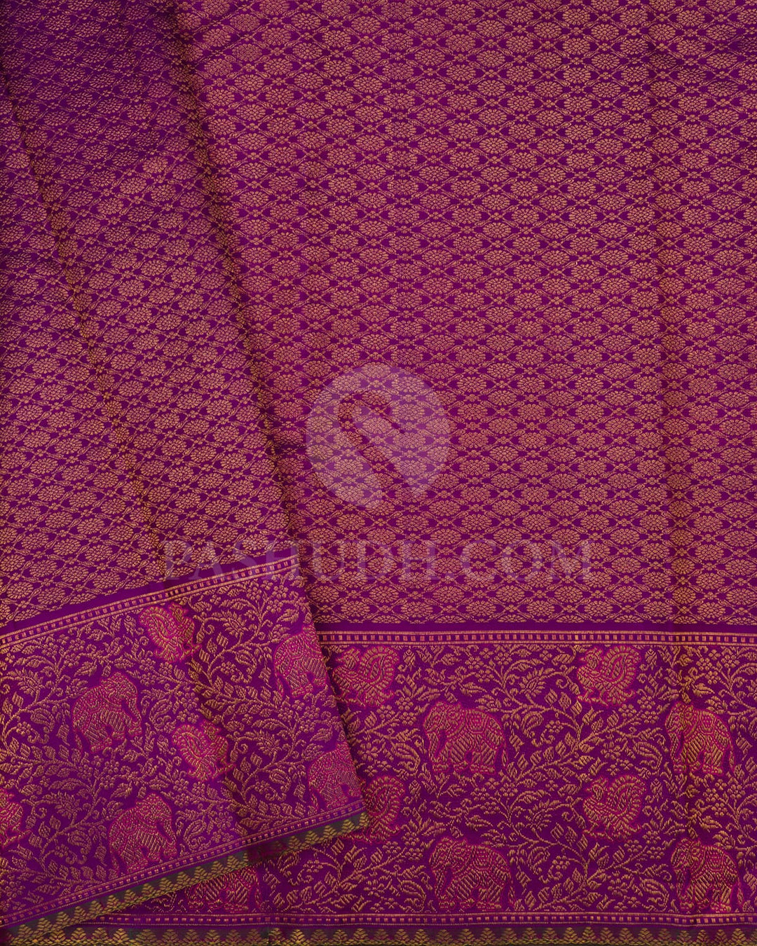Orange Vairaoosi Bridal Kanjivaram Silk Saree-S1568(A)
