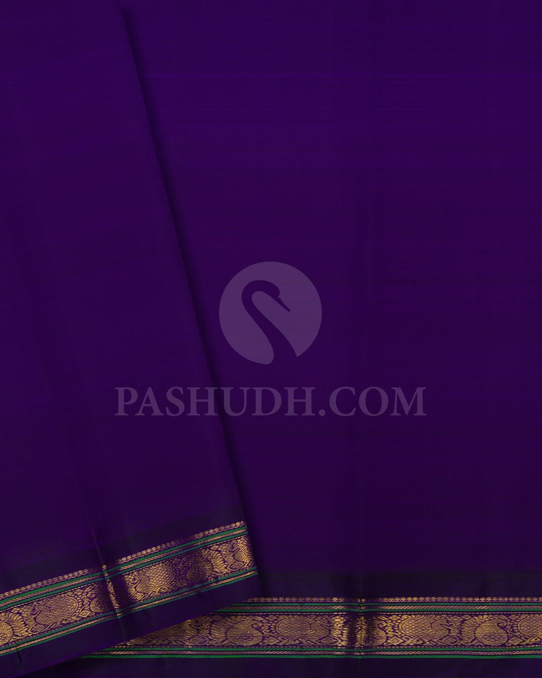 Elachi Green Pure Zari Kanjivaram Silk Saree-SP337