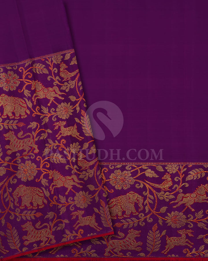 Violet Vanasingaram Bridal Kanjivaram Silk Saree-S1503(F)