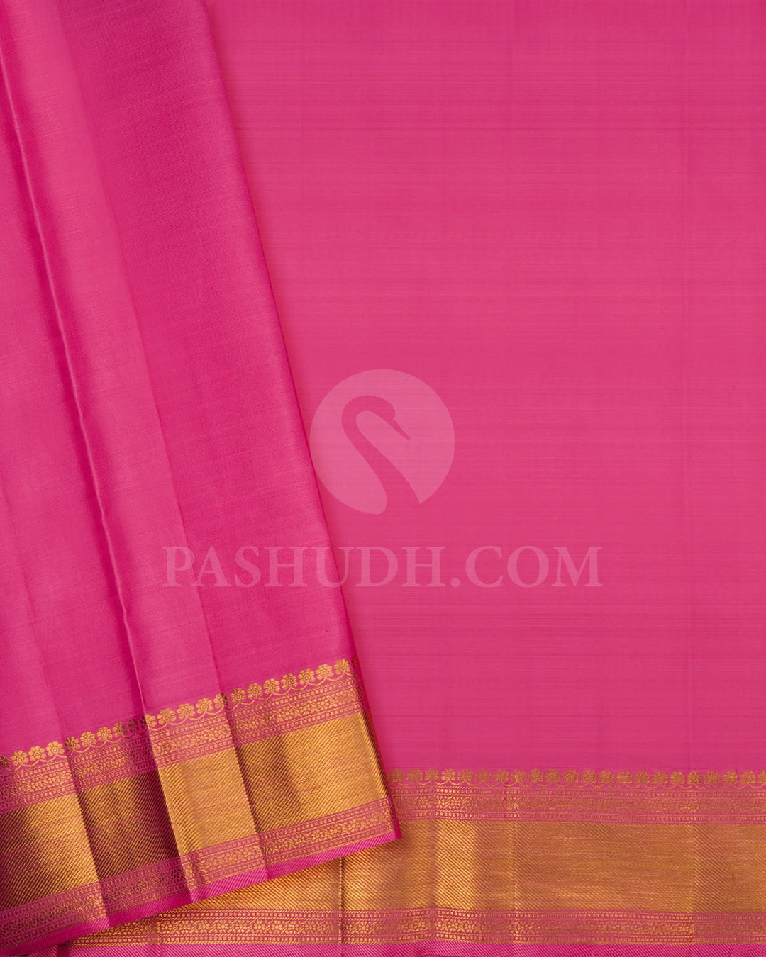 Rose Pink Vanasingaram Kanjivaram Silk Saree-S1571(A)