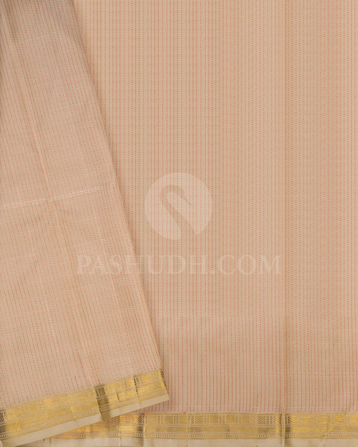Mauve Pink Kanjivaram Silk Saree-S1481(B)