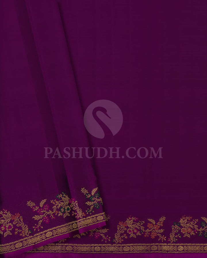 Rexona Green Pure Zari Kanjivaram Silk Saree-P205(A)