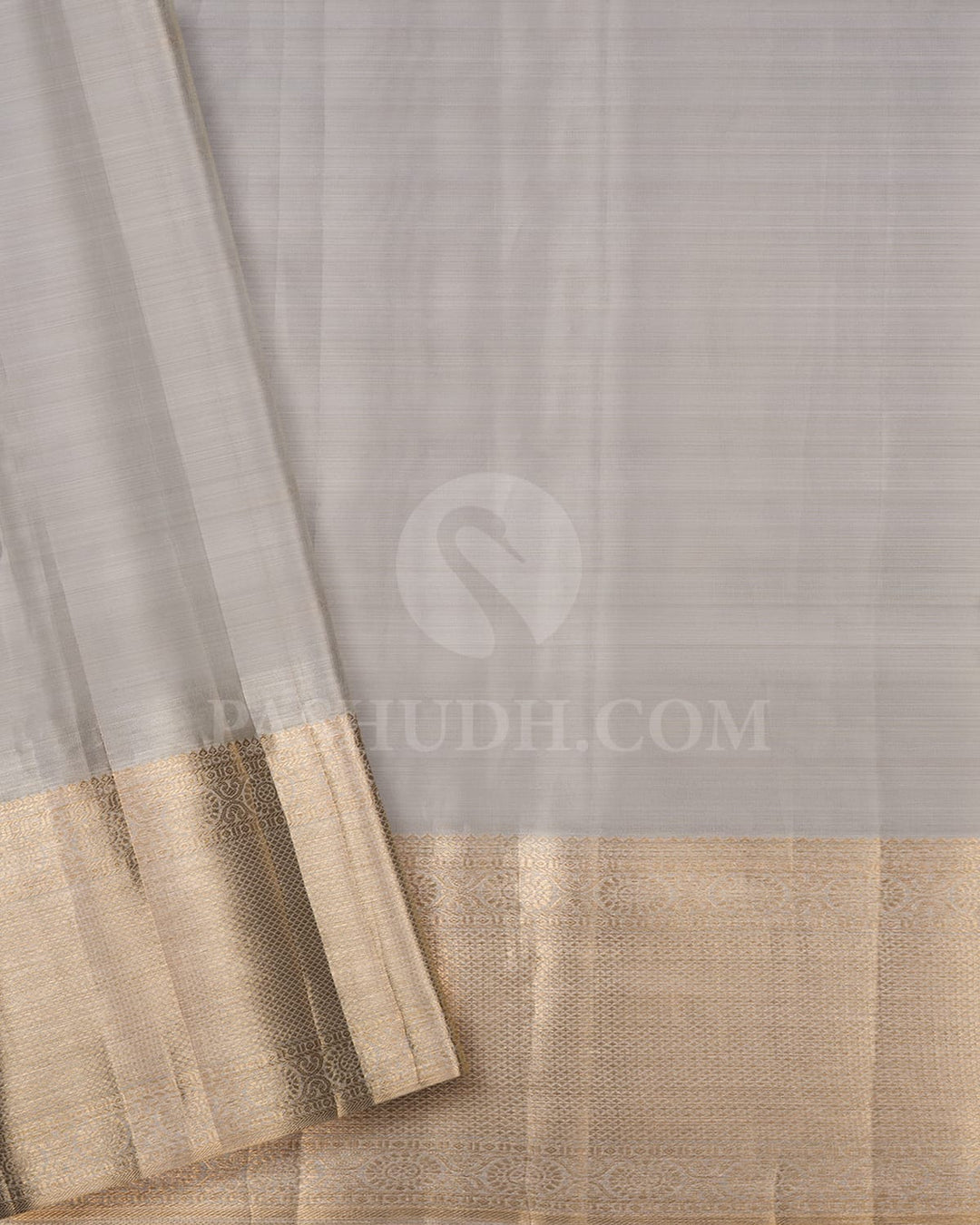 Grey Tissue Kanjivaram Silk Saree-SP339